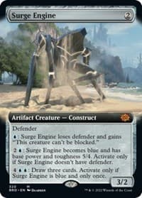 Surge Engine (Extended Art) - The Brothers' War - Magic: The Gathering card