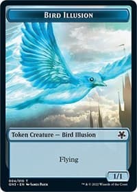 Bird Illusion // Demon Double-Sided Token - Magic Game Night: Free-For-All - Magic: The Gathering card