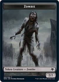 Zombie // Treasure Double-Sided Token - Magic Game Night: Free-For-All - Magic: The Gathering card