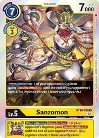 Sanzomon - Xros Encounter - Digimon Card Game card