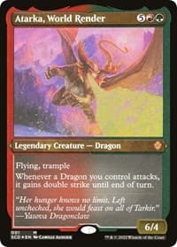 Atarka, World Render (Foil Etched) - Starter Commander Decks - Magic: The Gathering card
