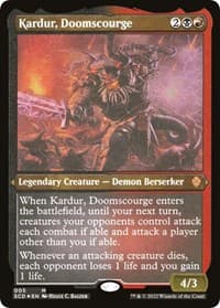 Kardur, Doomscourge (Foil Etched) - Starter Commander Decks - Magic: The Gathering card