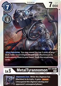 MetalTyrannomon (Premium Deck Set Lucky Pack) - Classic Collection - Digimon Card Game card