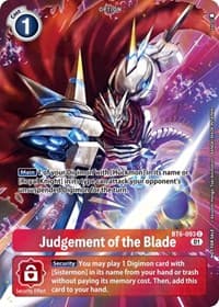 Judgement of the Blade (Premium Deck Set) - Double Diamond - Digimon Card Game card
