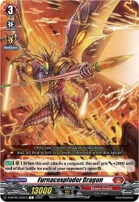 Furnacexploder Dragon - D-BT06: Blazing Dragon Reborn - Cardfight Vanguard card