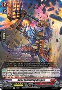 Heat Stamping Dragon - D-BT06: Blazing Dragon Reborn - Cardfight Vanguard card