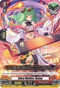 Blaze Maiden, Reony - D-BT06: Blazing Dragon Reborn - Cardfight Vanguard card