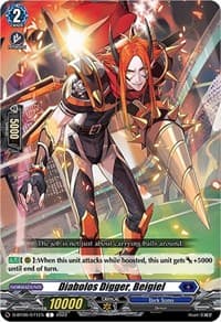 Diabolos Digger, Beigiel - D-BT06: Blazing Dragon Reborn - Cardfight Vanguard card