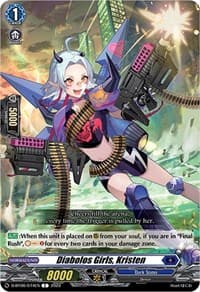 Diabolos Girls, Kristen - D-BT06: Blazing Dragon Reborn - Cardfight Vanguard card