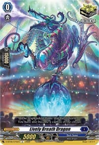 Lively Breath Dragon - D-BT06: Blazing Dragon Reborn - Cardfight Vanguard card