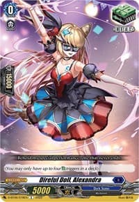 Direful Doll, Alexandra - D-BT06: Blazing Dragon Reborn - Cardfight Vanguard card