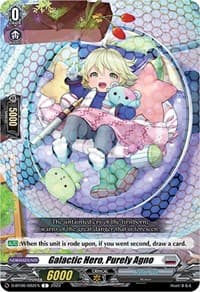 Galactic Hero, Purely Agno - D-BT06: Blazing Dragon Reborn - Cardfight Vanguard card