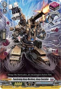 Transforming Heavy Machinery, Heavy Constalion - D-BT06: Blazing Dragon Reborn - Cardfight Vanguard card