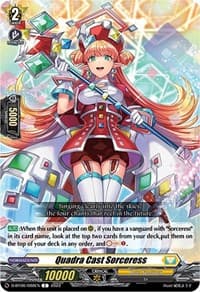 Quadra Cast Sorceress - D-BT06: Blazing Dragon Reborn - Cardfight Vanguard card