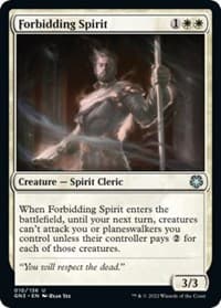 Forbidding Spirit - Magic Game Night: Free-For-All - Magic: The Gathering card