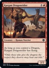 Kargan Dragonrider - Magic Game Night: Free-For-All - Magic: The Gathering card