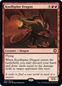 Knollspine Dragon - Magic Game Night: Free-For-All - Magic: The Gathering card