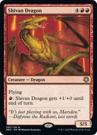 Shivan Dragon - Magic Game Night: Free-For-All - Magic: The Gathering card