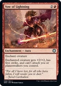 Vow of Lightning - Magic Game Night: Free-For-All - Magic: The Gathering card