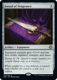 Sword of Vengeance - Magic Game Night: Free-For-All - Magic: The Gathering card