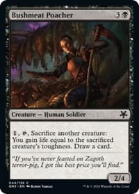 Bushmeat Poacher - Magic Game Night: Free-For-All - Magic: The Gathering card
