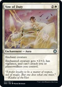 Vow of Duty - Magic Game Night: Free-For-All - Magic: The Gathering card
