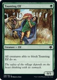 Taunting Elf - Magic Game Night: Free-For-All - Magic: The Gathering card