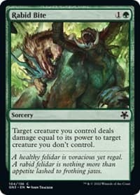 Rabid Bite - Magic Game Night: Free-For-All - Magic: The Gathering card