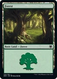 Forest (134) - Magic Game Night: Free-For-All - Magic: The Gathering card