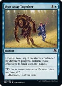 Run Away Together - Magic Game Night: Free-For-All - Magic: The Gathering card