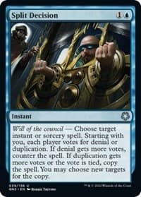 Split Decision - Magic Game Night: Free-For-All - Magic: The Gathering card
