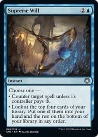 Supreme Will - Magic Game Night: Free-For-All - Magic: The Gathering card