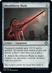 Bloodthirsty Blade - Magic Game Night: Free-For-All - Magic: The Gathering card