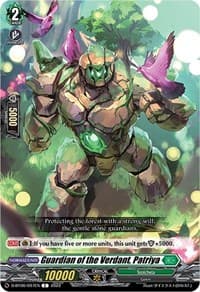 Guardian of the Verdant, Patriya - D-BT06: Blazing Dragon Reborn - Cardfight Vanguard card