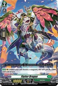 Flutter Dragon - D-BT06: Blazing Dragon Reborn - Cardfight Vanguard card