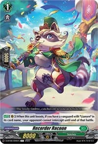 Recorder Racoon - D-BT06: Blazing Dragon Reborn - Cardfight Vanguard card