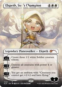 Elspeth, Sun's Champion (Borderless) - Secret Lair Drop Series - Magic: The Gathering card