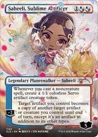 Saheeli, Sublime Artificer (Borderless) - Secret Lair Drop Series - Magic: The Gathering card