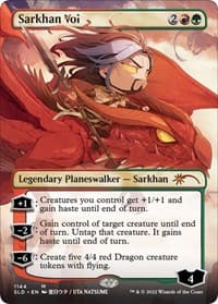 Sarkhan Vol (Borderless) - Secret Lair Drop Series - Magic: The Gathering card