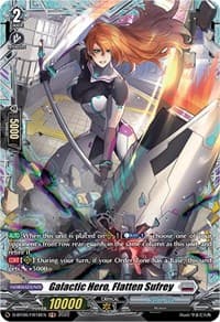 Galactic Hero, Flatten Sufrey (FR) - D-BT06: Blazing Dragon Reborn - Cardfight Vanguard card
