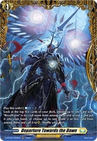 Departure Towards the Dawn (FR) - D-BT06: Blazing Dragon Reborn - Cardfight Vanguard card