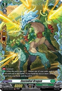 Custodial Dragon (FR) - D-BT06: Blazing Dragon Reborn - Cardfight Vanguard card