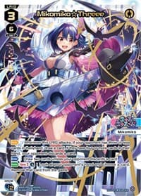 Mikomiko Threee (SCR) - Curiosity Diva - WIXOSS card
