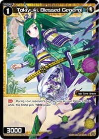 Tokiyuki, Blessed General (Parallel Foil) - Curiosity Diva - WIXOSS card