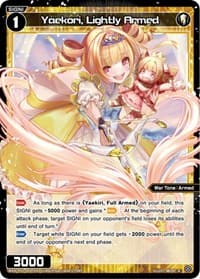 Yaekori, Lightly Armed (Parallel Foil) - Curiosity Diva - WIXOSS card