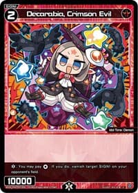 Decarabia, Crimson Evil - Curiosity Diva - WIXOSS card