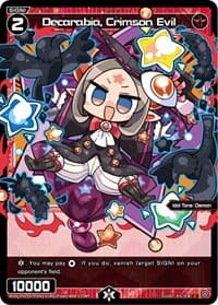 Decarabia, Crimson Evil (Parallel Foil) - Curiosity Diva - WIXOSS card