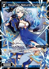Hauynite, Natural Crystal (Parallel Foil) - Curiosity Diva - WIXOSS card