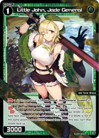 Little John, Jade General (Parallel Foil) - Curiosity Diva - WIXOSS card