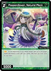Passionflower, Natural Plant - Curiosity Diva - WIXOSS card